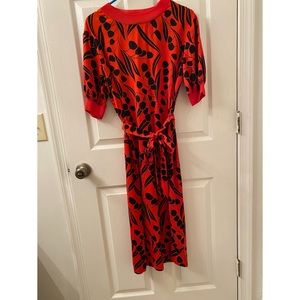 Red/Orange Mid Length Dress